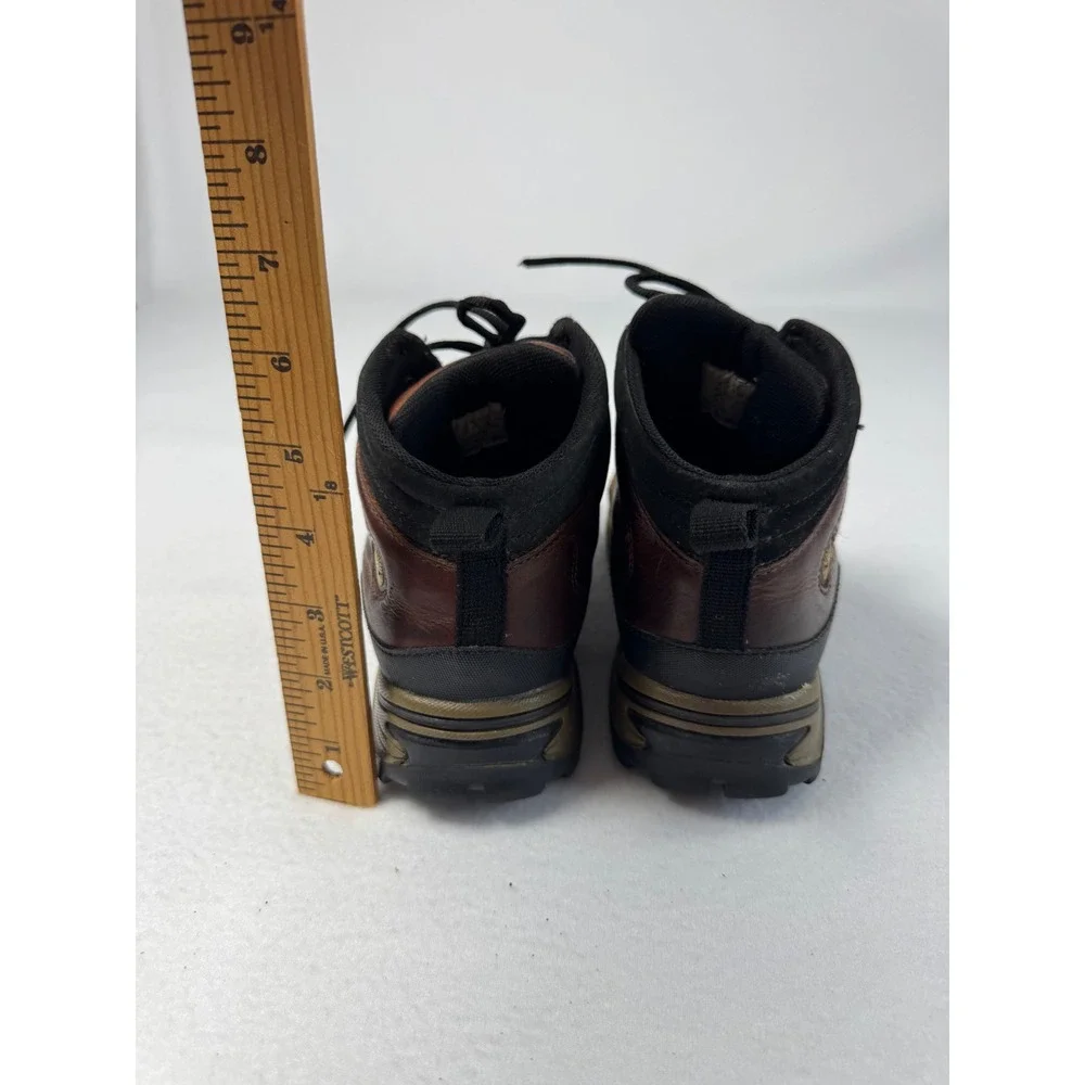 Rugged Timberland Boys 5.5‎ Hiking Boots Brown Leather 22913 Gorpcore Outdoorsy